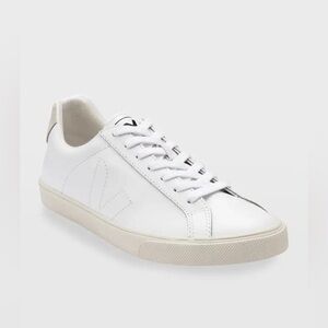 Veja Esplar Leather Logo Sneakers - Extra White